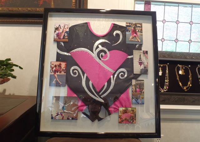 Uniquely framed client piece